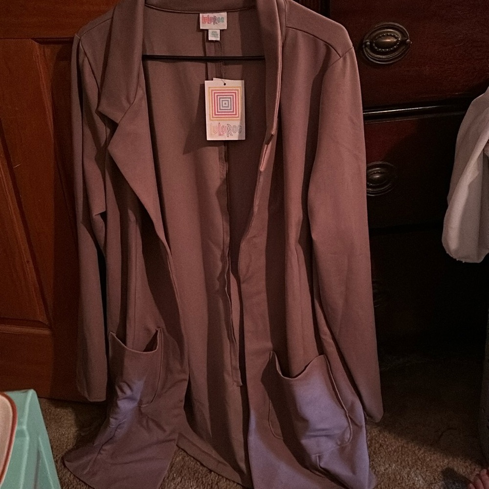 Lularoe Mauve Gwen blazer 2x